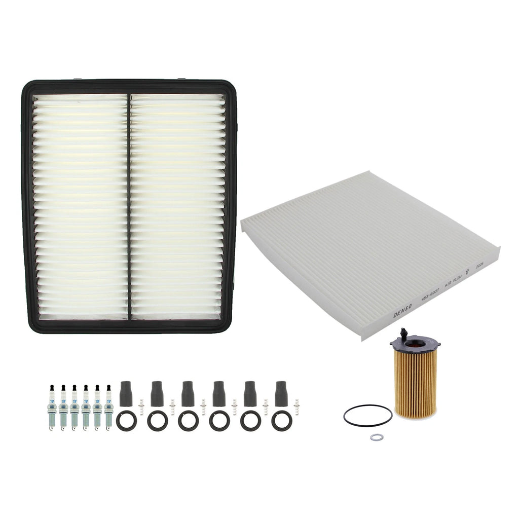 Tune Up Kit with NGK 6 Spark Plugs & Boots for Cadenza 3.3L V6 (2014–2019)