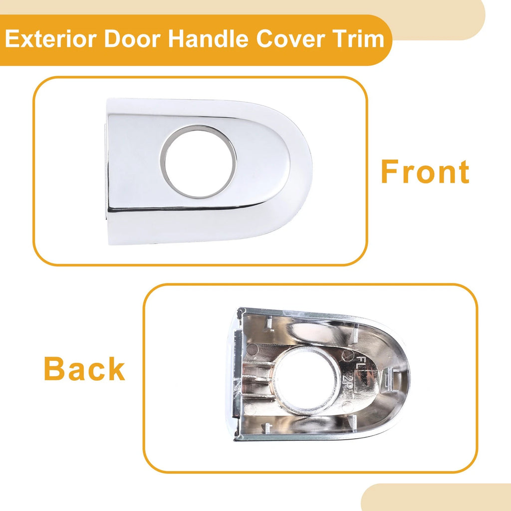 Chrome Exterior Door Handle Cover Trim for Kia Sorento (2011–2015)