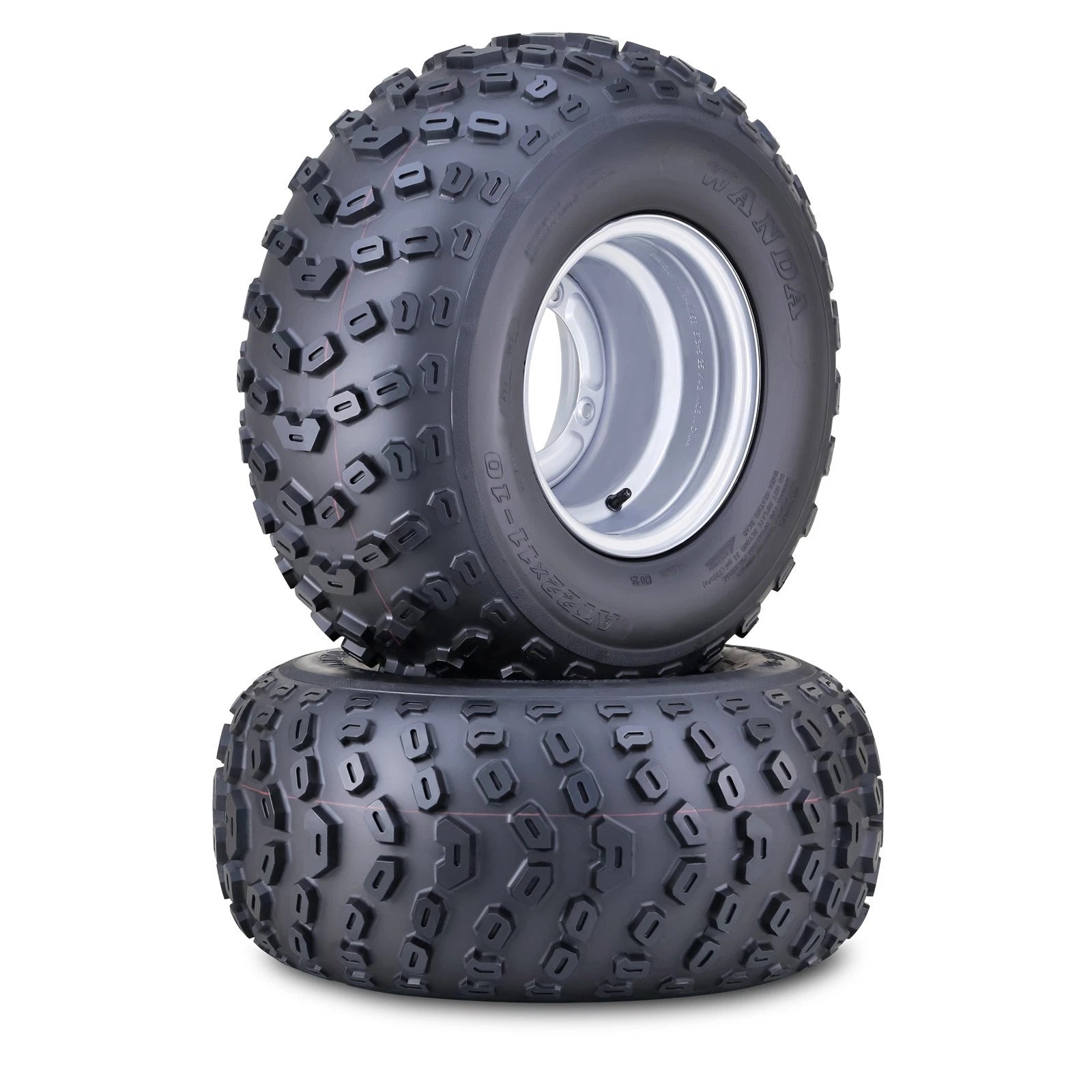 2 Wanda 22x11-10 ATV Tire Wheel Assembly for ATV (4x156mm PCD) 10296