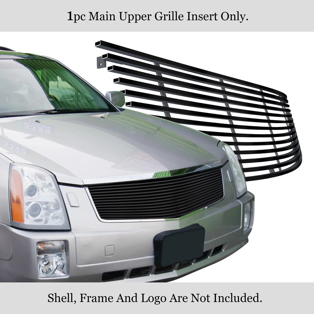 Black Stainless Steel Billet Grille Insert for Cadillac SRX (2005-2009)