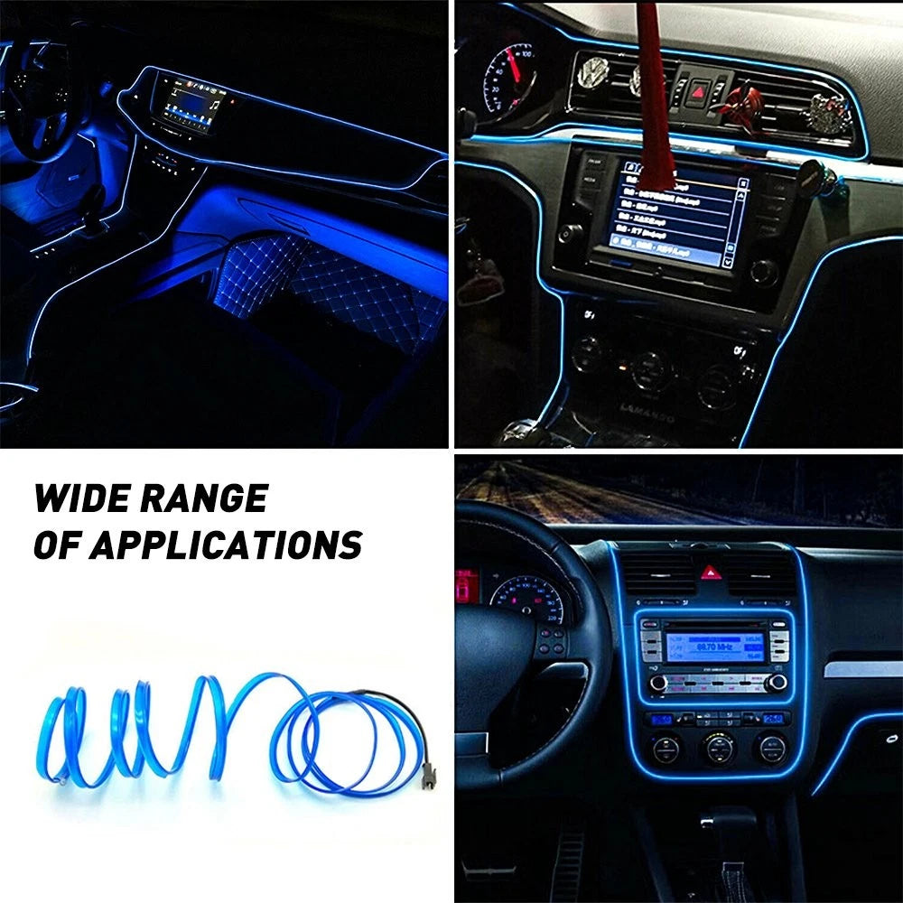 5m Blue LED Interior Strip Light for Car (Universal)
