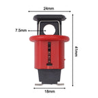 Nylon Insulated Miniature Padlock for Electrical Safety Needs