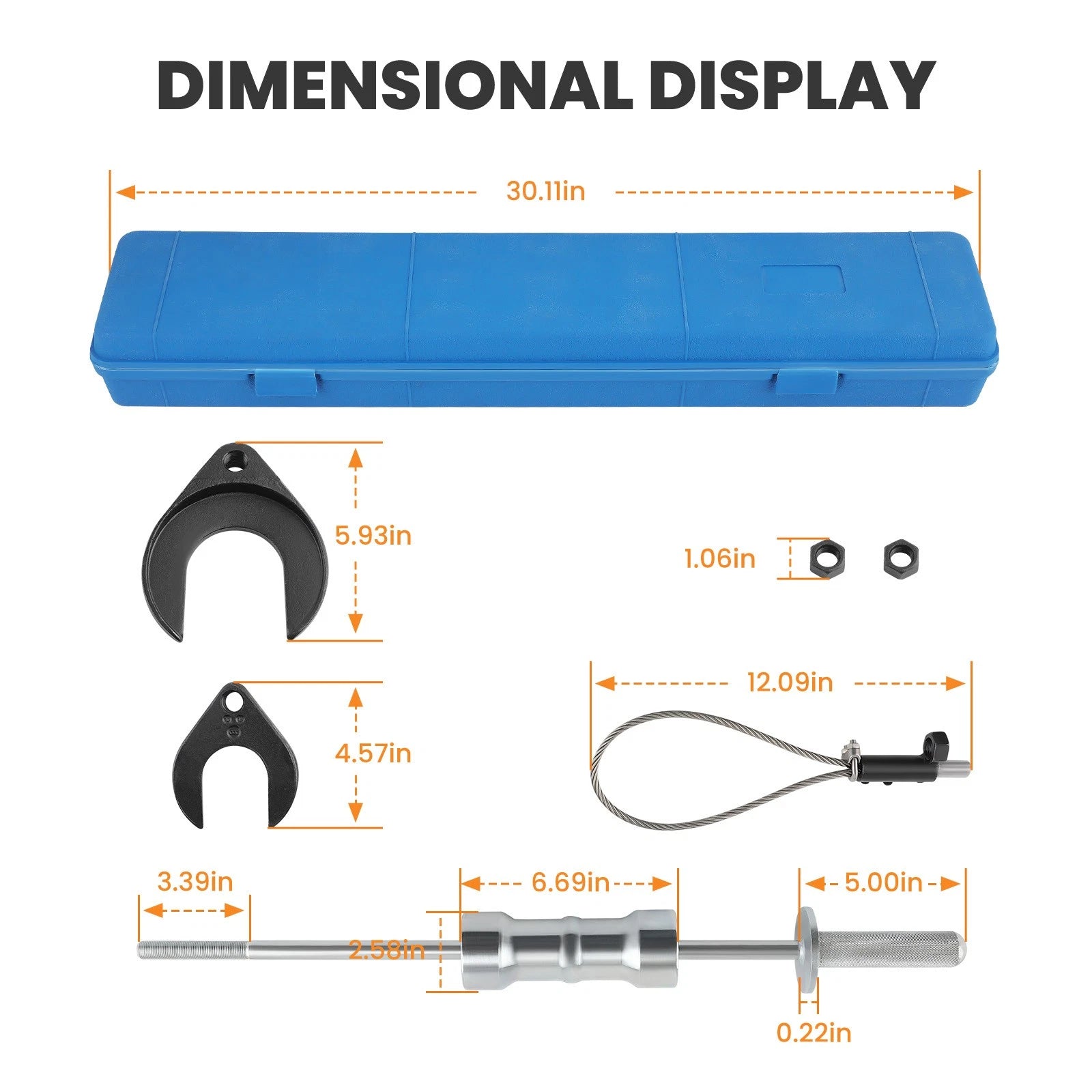 Inner CV Joint Puller Tool Set for Wheel Drive Axle Removal