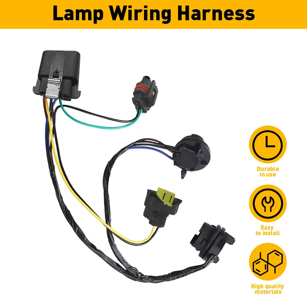 Wiring Headlight Harness for Chevrolet Silverado 1500 2500 3500 (2007–2013)