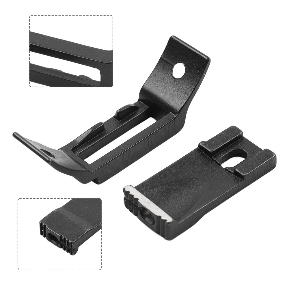 Set of 2 Sewing Machine Needle Plate & Feeder 240674, 240676 for