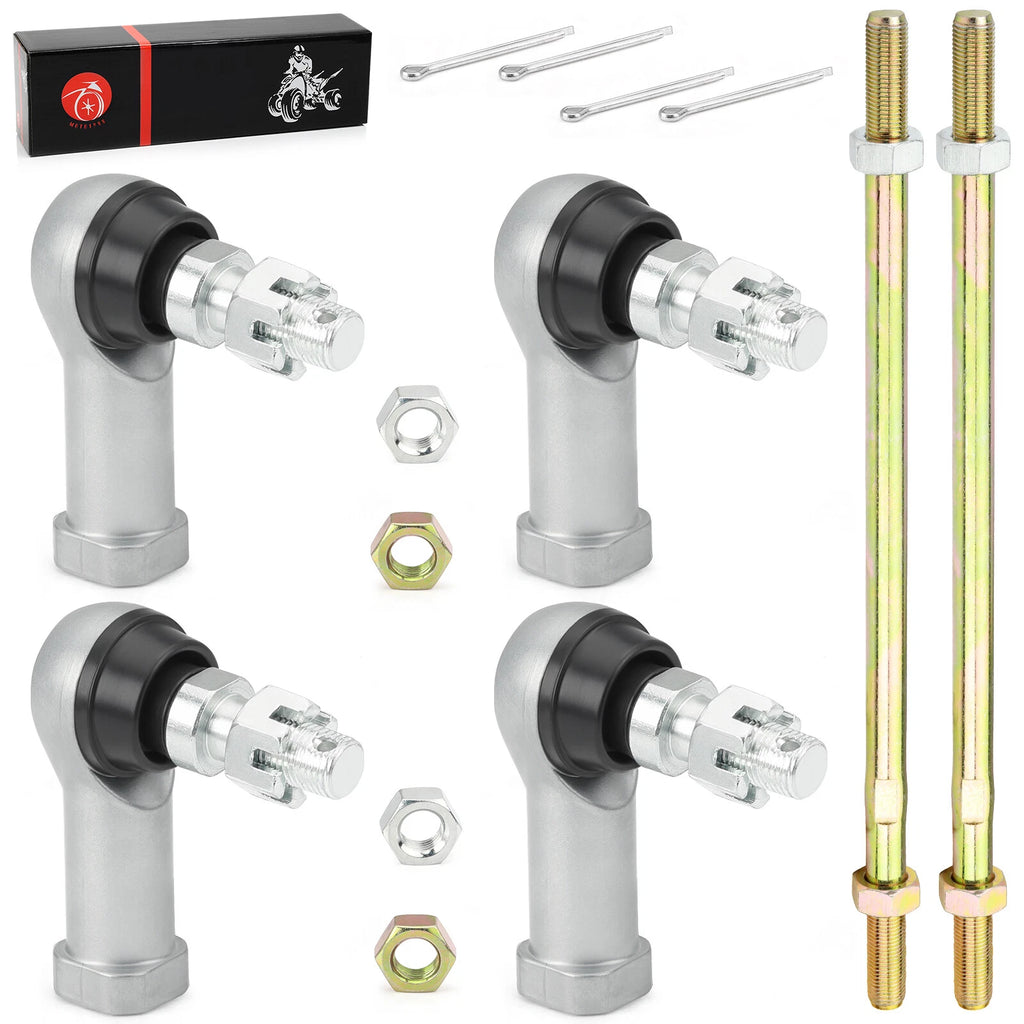 Set of 2 Tie Rod Ends for Honda Foreman 450 TRX450 4x4 (1998–2004)
