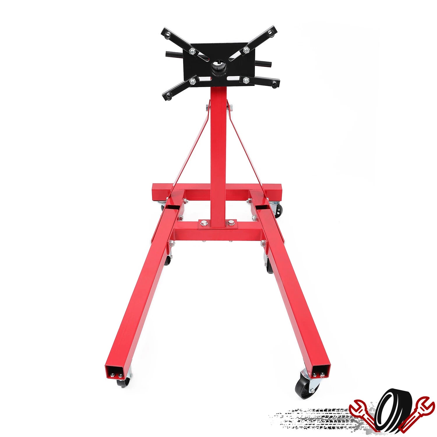 Adjustable Engine Stand for Auto Repair (2000 lb Capacity)