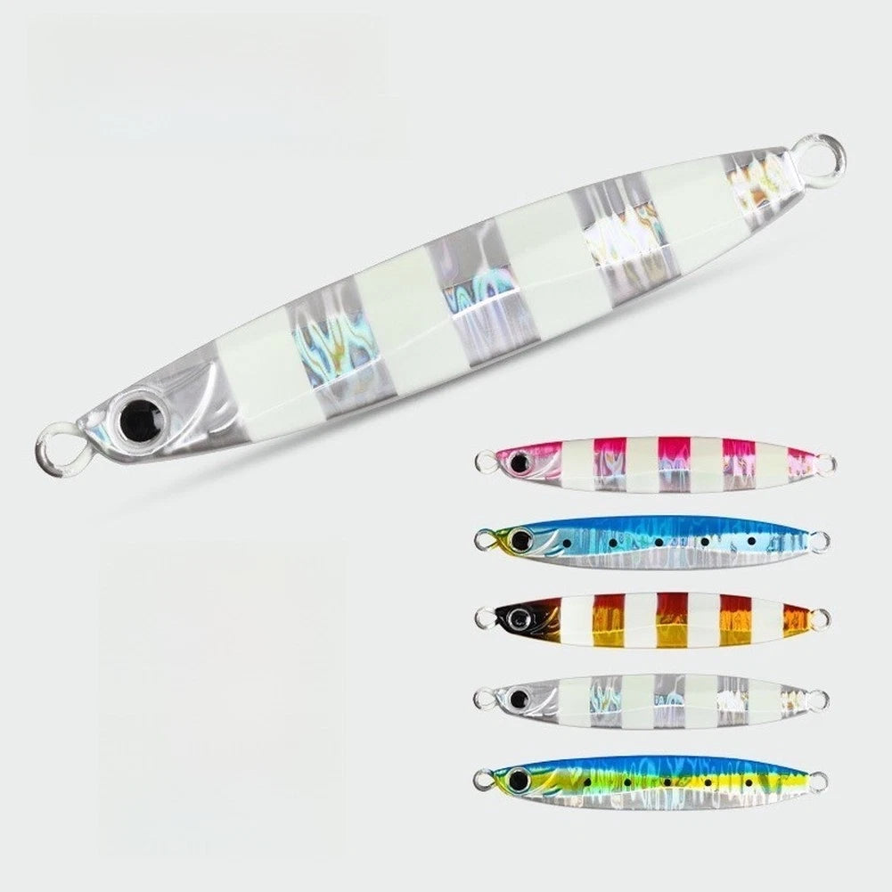Sinking Jig Set of 3 (35g, 45g, 60g) with Enhanced Visibility Glow Effect