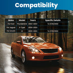 Set of 2 Rear Upper & Lower Control Arms for Lincoln LS (2000-2003)