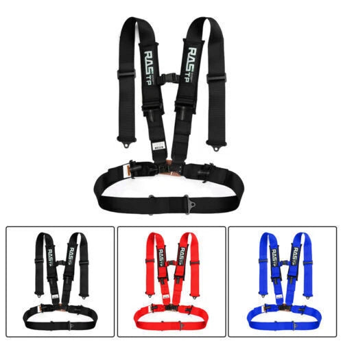 Set of 4 3 Inch Universal 4 Point Seat Belts for Go Kart Off Road