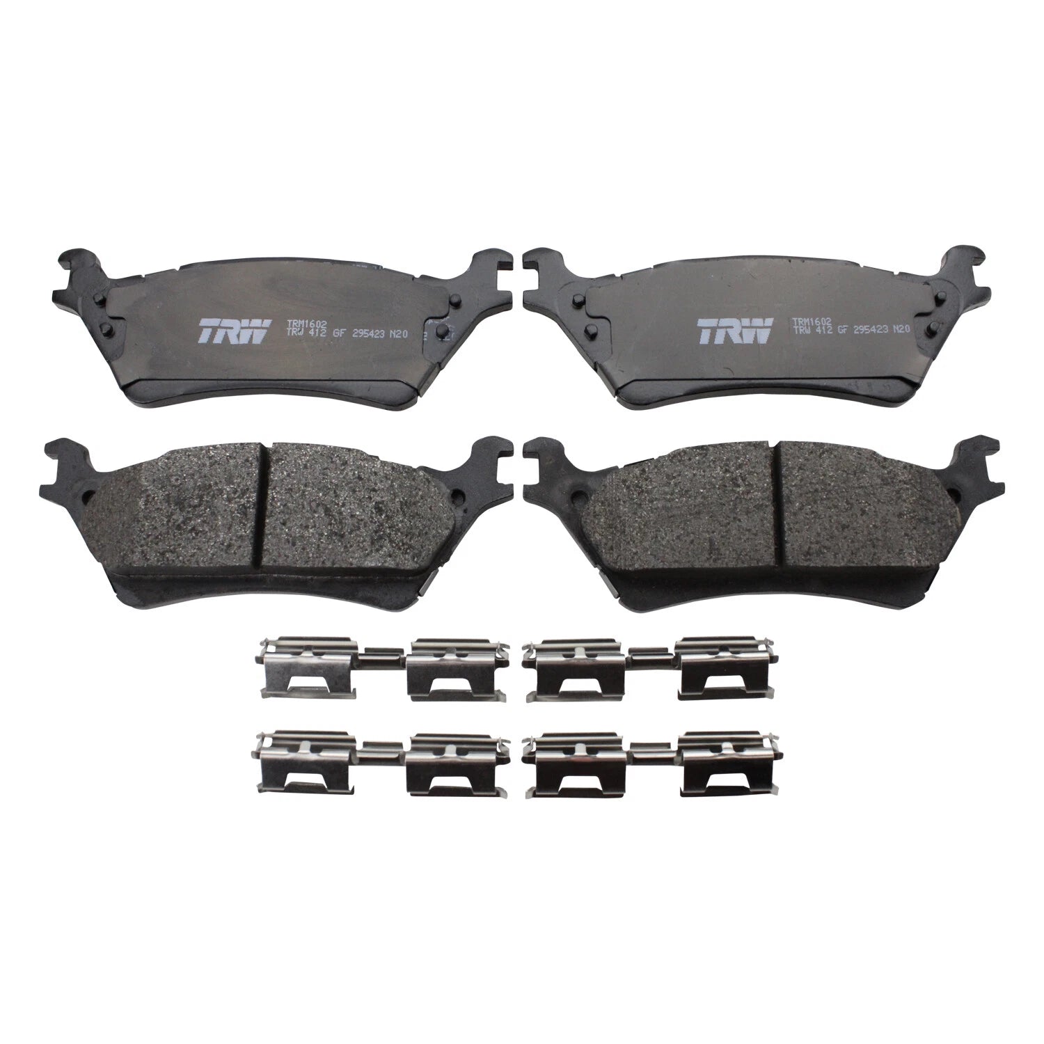 TRW Pro Rear Metallic Slotted Brake Pads for Ford F150 (2015–2023)