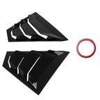 Side Window Louvers for Nissan Altima (2019-2023) Glossy Black