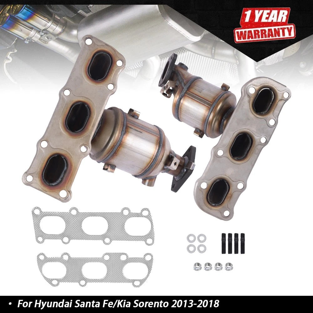 Catalytic Converter for Hyundai Santa Fe/Kia Sorento 2013–2018