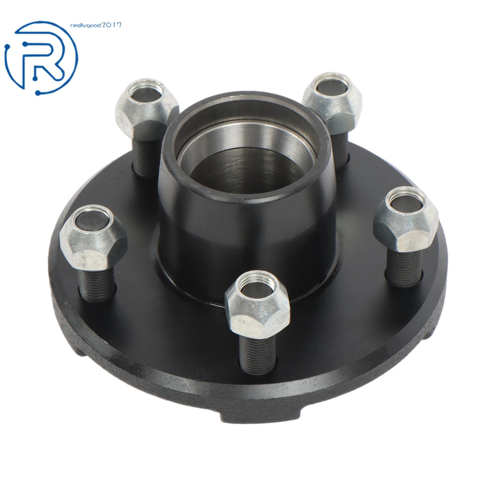 Set of 2 Trailer Idler Hub Kit for 2000 lbs Axle (5 Lug, 1-1/16")
