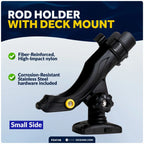 Adjustable Fishing Rod Holder for Kayak (Deck Mount Base)