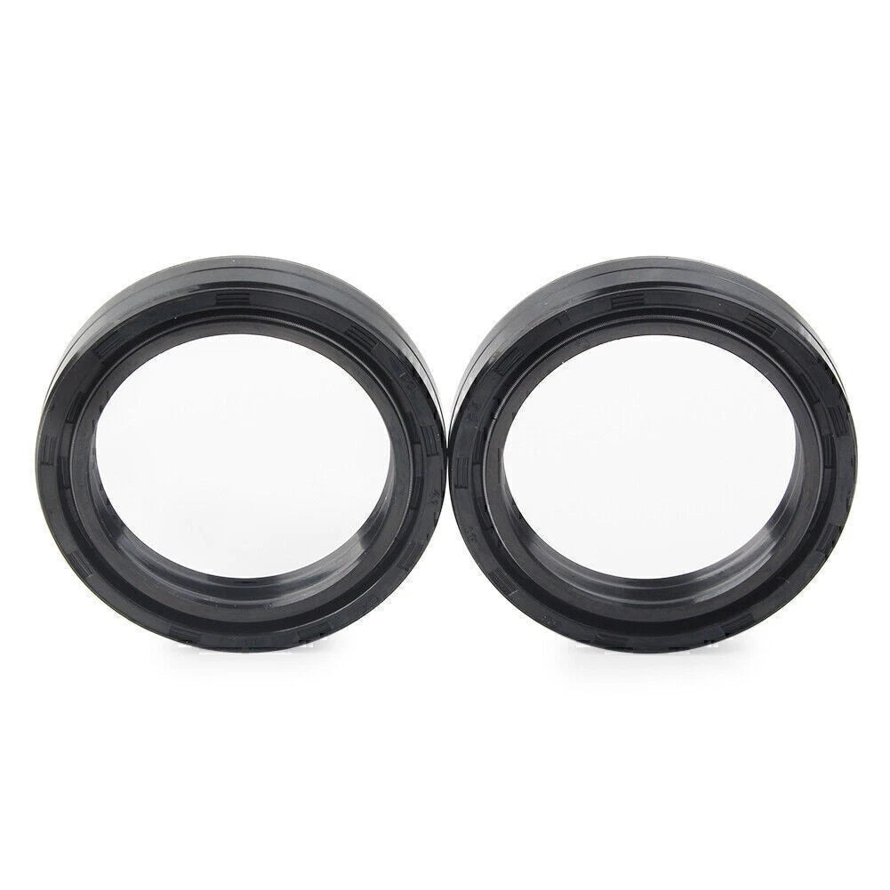 Set of 2 Front Damper Shock Absorber Fork Oil Seals for Motorcycle (43X55-11MM)