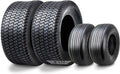 Set of 4 Wanda Turf Tires for Zero-Turn Lawn Mower (13x5-6 & 20x10-8)