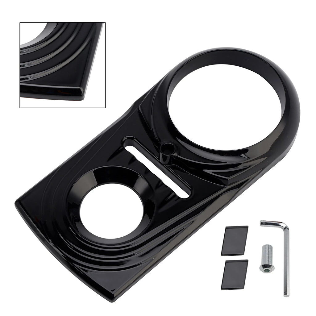 Gas Tank Dash Panel Insert Cover for Harley Softail FLSTC FXST