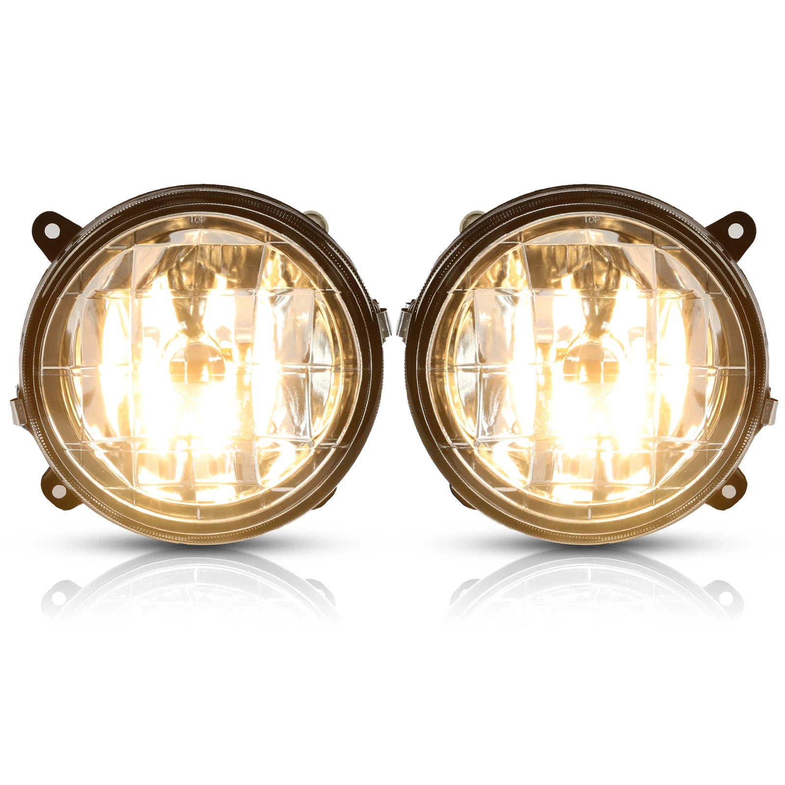2X Clear Lens Fog Lights for Subaru Impreza Outback (2002-2003)
