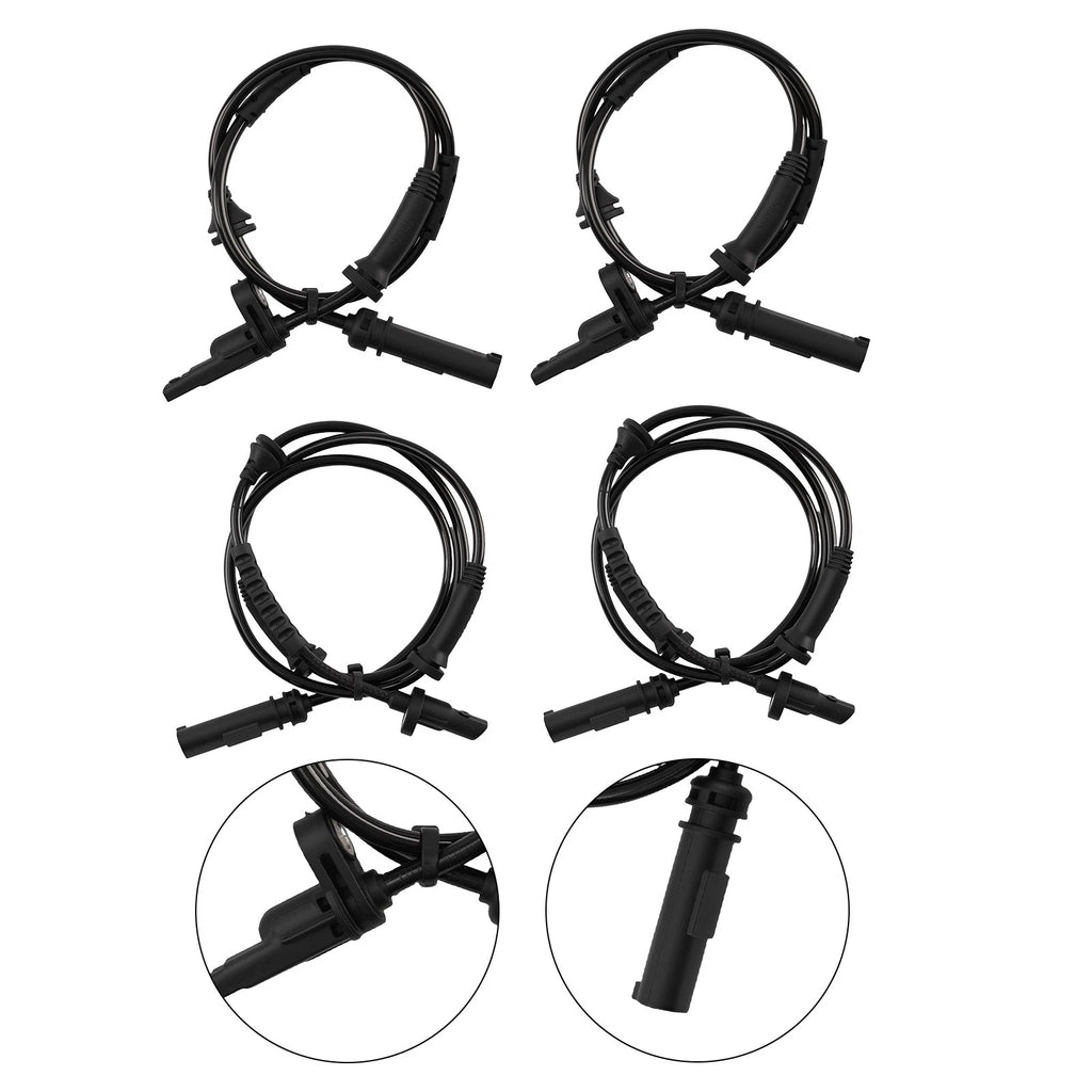 4X ABS Speed Sensor for BMW F25 X3 sDrive28i xDrive28i (2011–2016) 34526869293