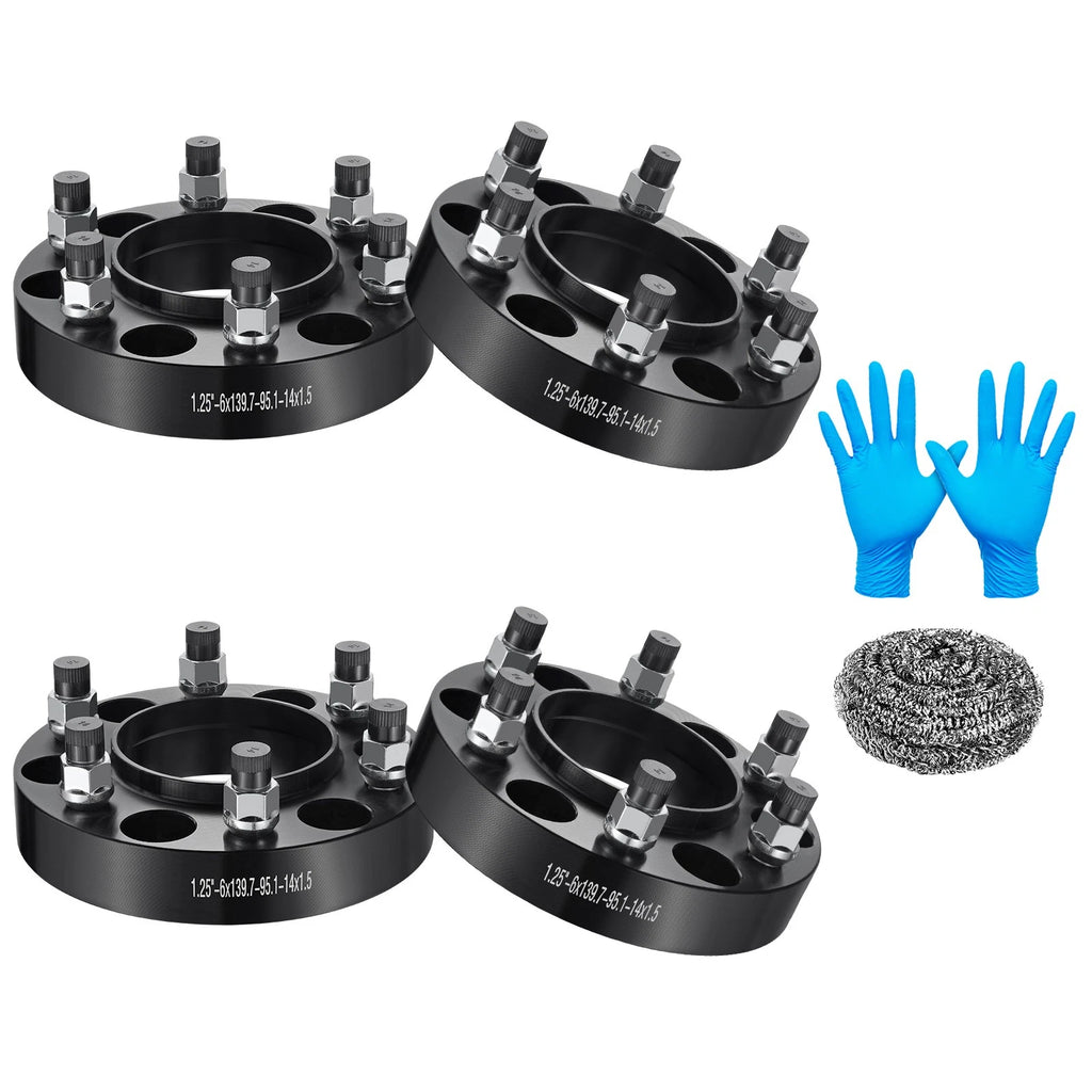 Set of 4 Hubcentric Wheel Spacers 1.25 inch for Toyota Tacoma (2024–2025)