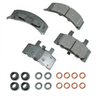 Front Brake Kit 295mm Disc Rotors & Akebono Pads for Cadillac Chevy GMC