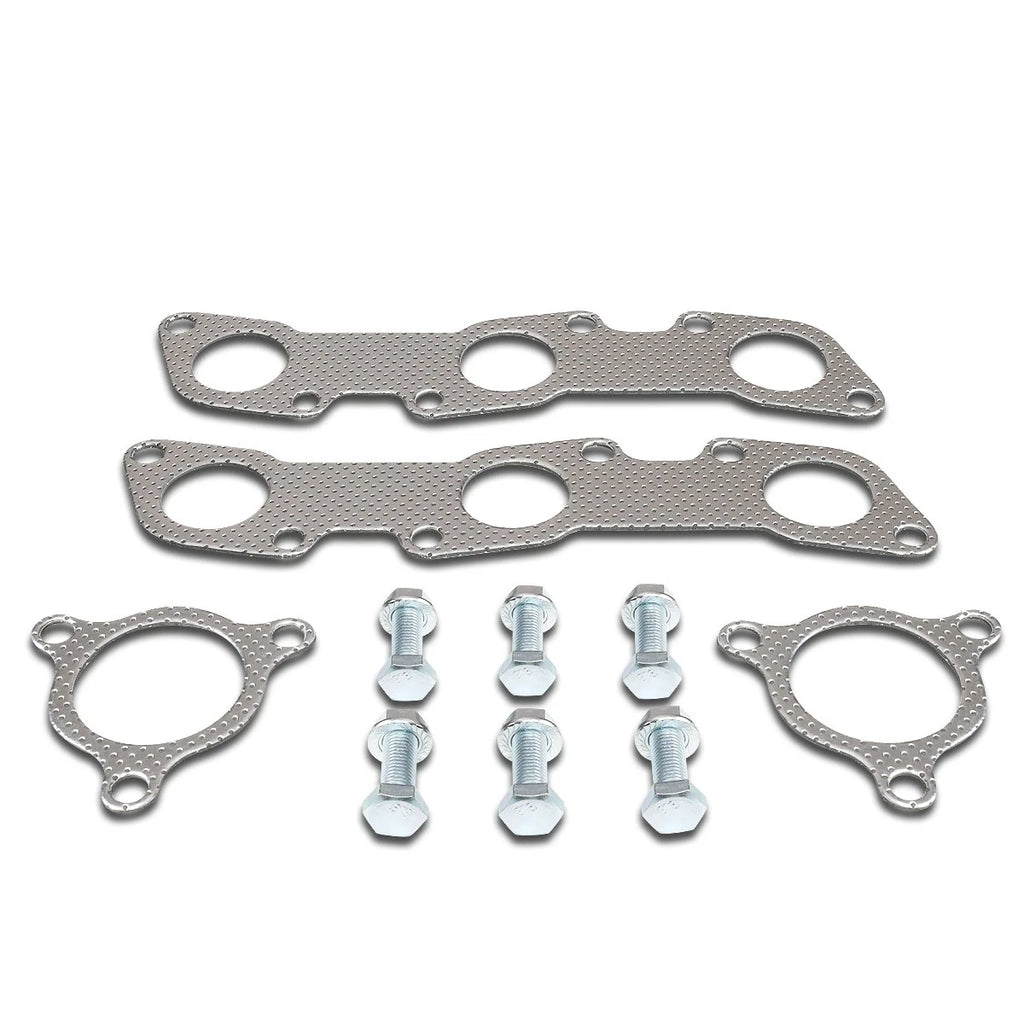 Exhaust Manifold Header Gasket + Bolts for Nissan Frontier Xterra (1999–2004)