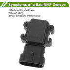 MAP Sensor for Chevrolet Silverado 2500 (No. 28139775)