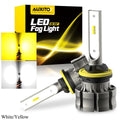 2X AUXITO 880 899 6500K White LED Fog Light Bulbs for Projector (Canbus)