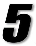 3X Number Plate Decal for One Industries Supercross Racing (7")