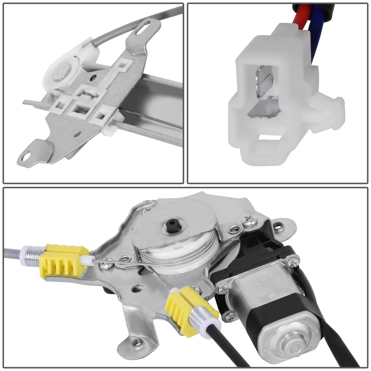 Electric Front Right Side Window Regulator w/Motor for Mitsubishi Lancer (2002–2003)