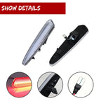 2X Clear Lens Red LED Rear Fender Side Marker Lights for Nissan Maxima (2000–2003)