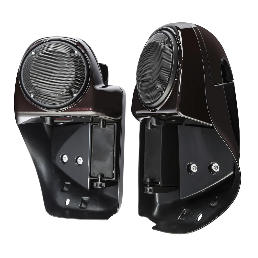 Lower Vented Leg Fairings for Harley CVO Street Glide (2014–2024) Black