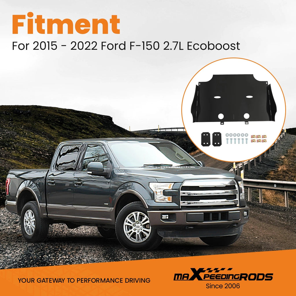 Lower Rear Skid Plate for Ford F-150 Ecoboost (2015–2022)