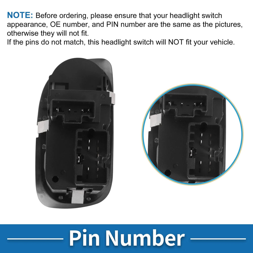 Headlight Switch for Ford F-150 (2000–2004) No.YL3Z11654BAA