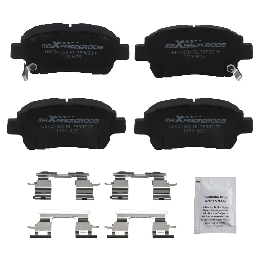 Front Ceramic Brake Pads Kit for Toyota Prius (2001–2009) / Echo (2001–2005) D822 P822