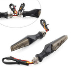 1 Pair LED Flowing Turn Signal Amber Light for Motorcycle