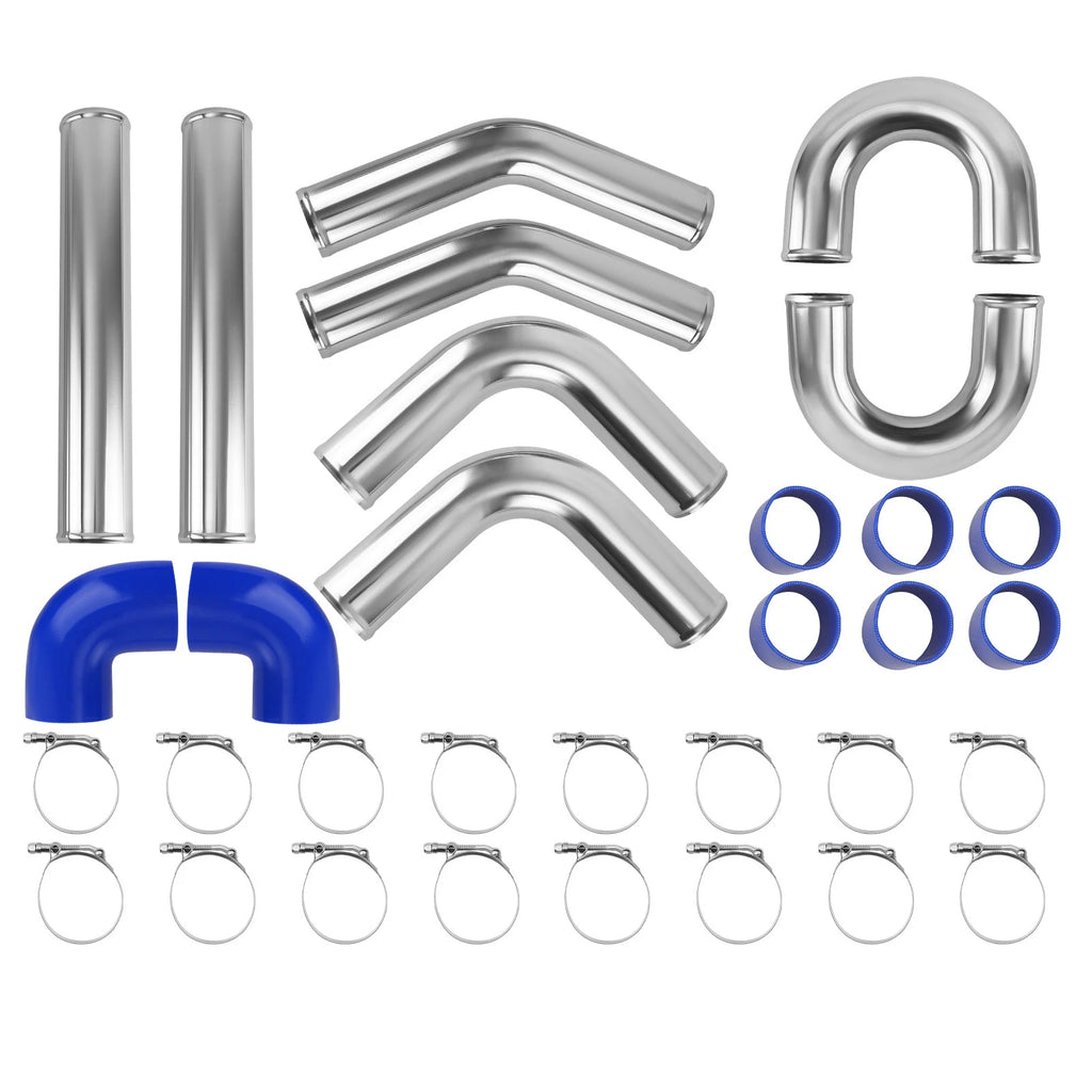 Aluminum Universal 3" 76mm Turbo Intercooler Pipe Kit (2020–2020)