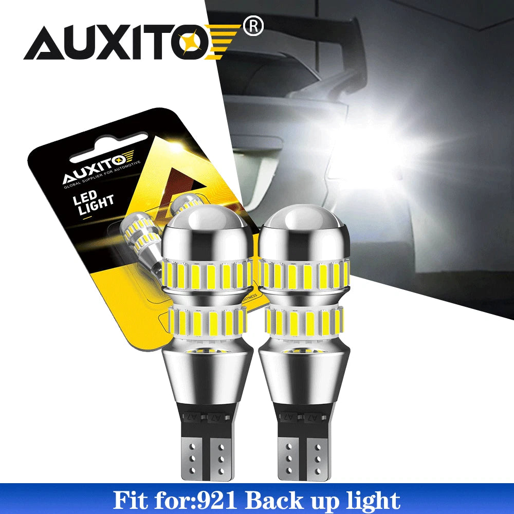 2X AUXITO LED Reverse Back Up Light Bulb 921 912 W16W 904 906 916 (6000K)