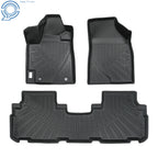 Set of 3 TPE Floor Mats Liners for Toyota Highlander (2008–2013)