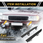 Pair Front Bumper Grille Headlight Filler for Toyota Tacoma (2001–2004) No. 5251335060