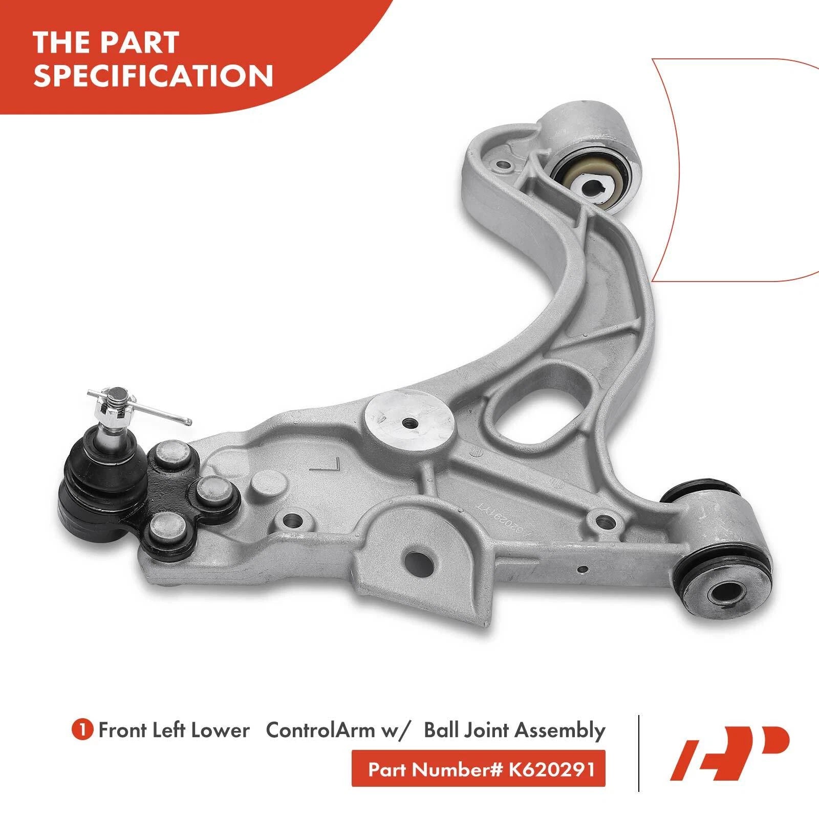 Set of 8 Control Arms with Ball Joints for Buick LeSabre Cadillac