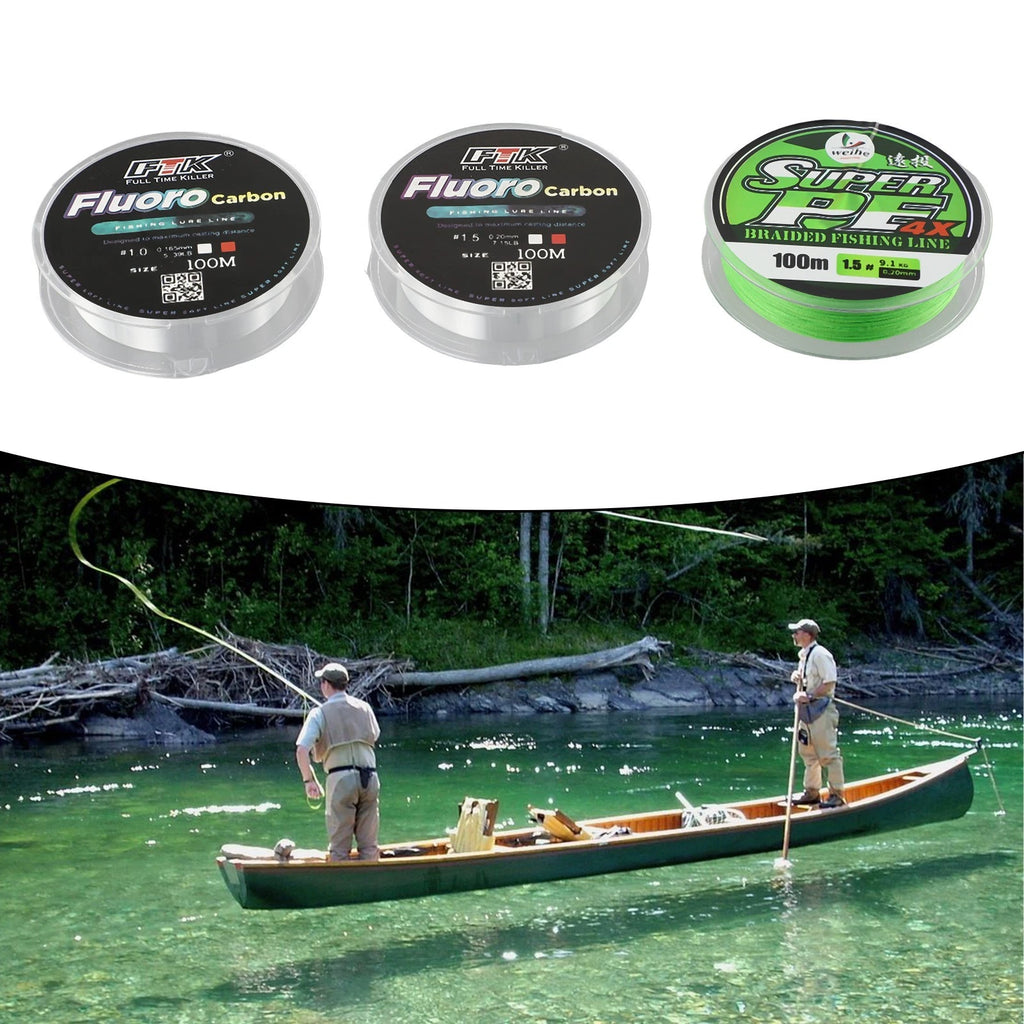 Fishing Line 100M Fluorescent Green Smoother Casting