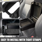 Center Console Cover Pad for Chevy Silverado 1500 1500HD (2007–2014) Black