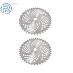 2 Pack 10" Carbide Tip Brush Blades for Cutter, Trimmer, Weed Eater