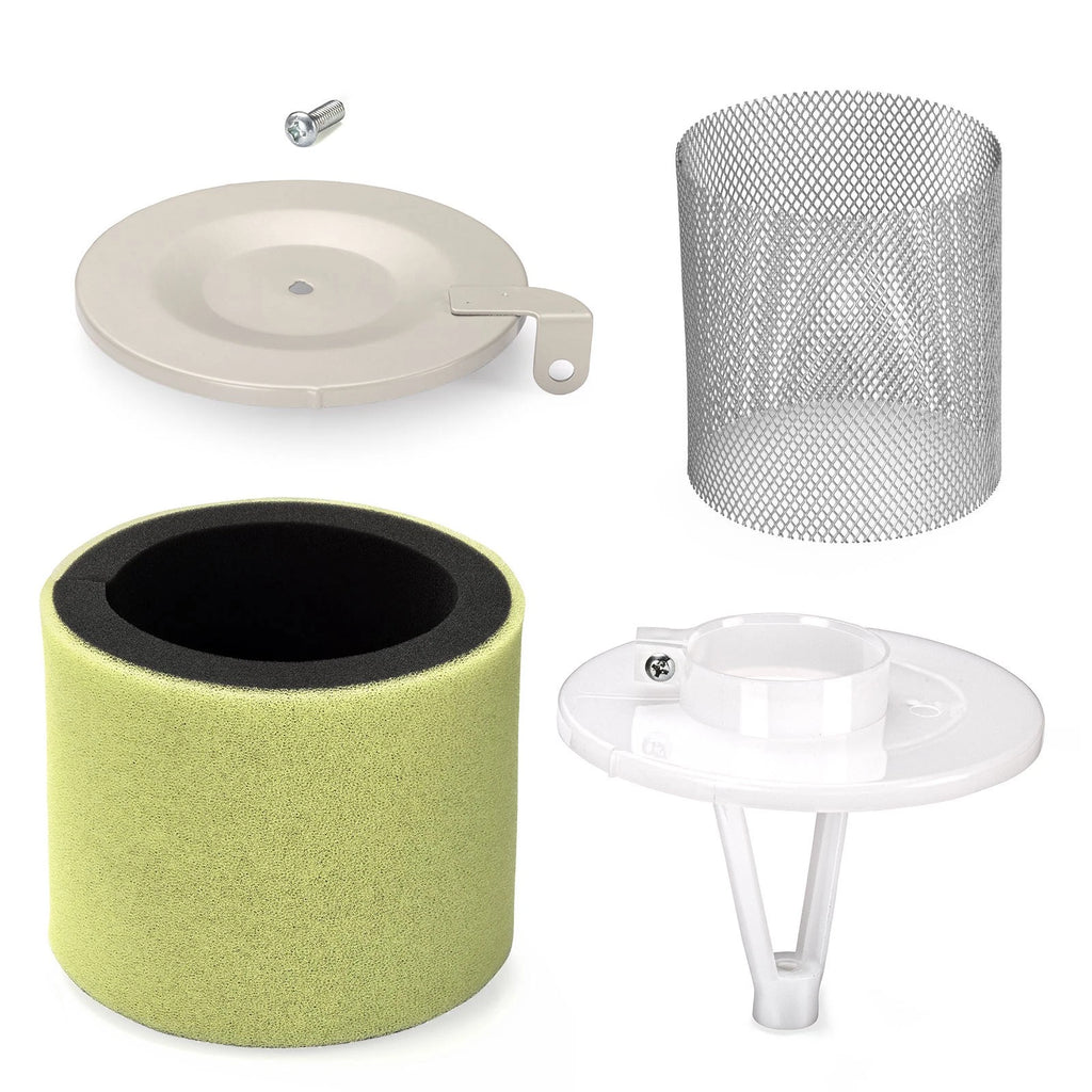 Air Filter Foam and Guide Holder Kit for Kawasaki Bayou KLF220A KLF250A KLF300B (1990–2004)