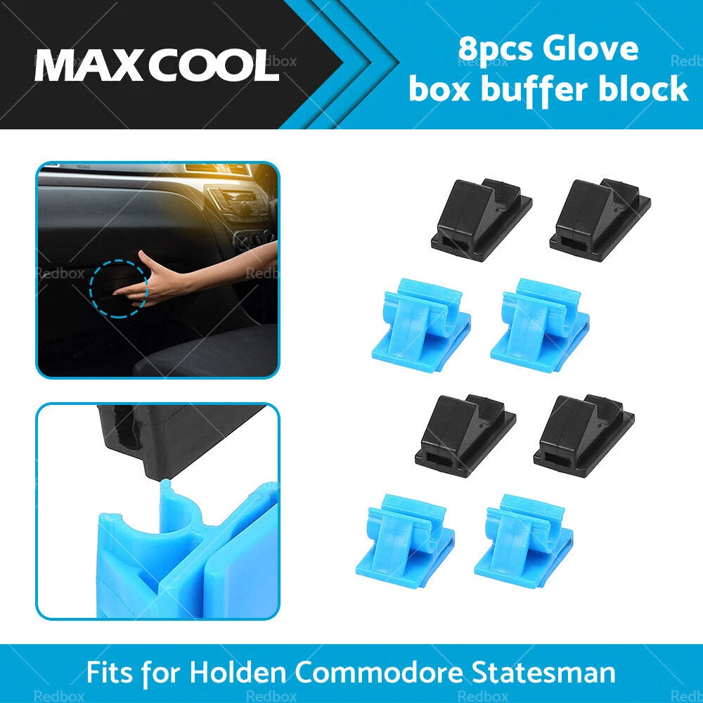 Set of 2 Lower Glove Box Clip Bump Stops for Holden Commodore VY VZ (2002–2006)