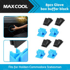 Set of 2 Lower Glove Box Clip Bump Stops for Holden Commodore VY VZ (2002–2006)