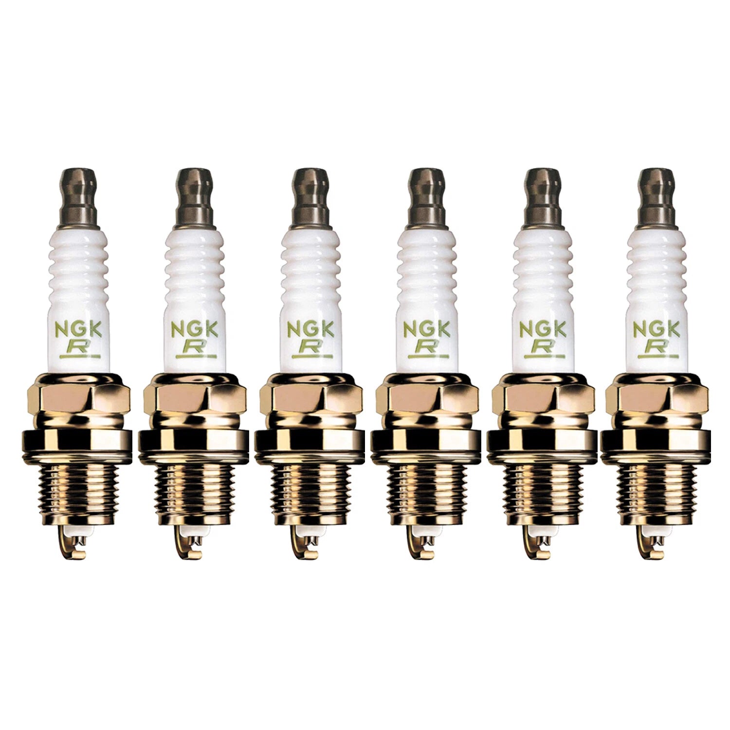 Set of 6 NGK Laser Platinum Spark Plugs for Mazda 626 Millenia V6 (1993–2002)