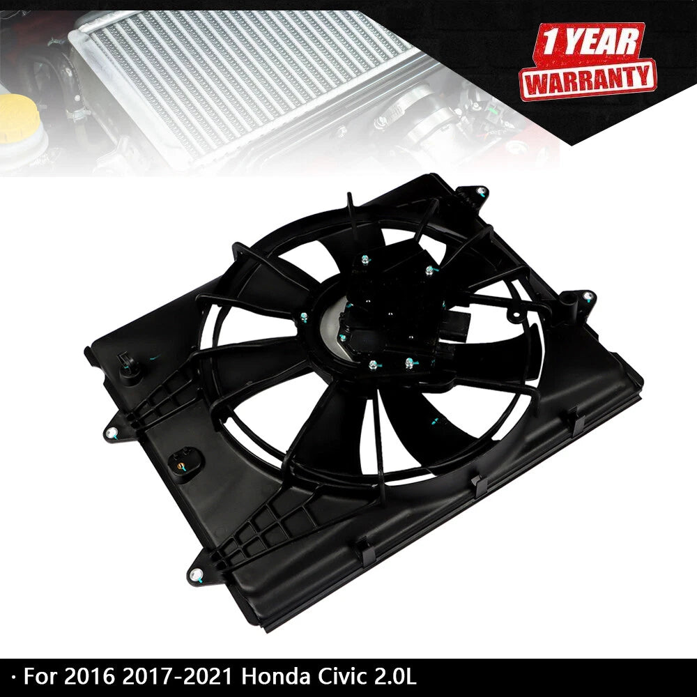 Radiator Cooling Fan Assembly for Honda Civic (2016–2021)